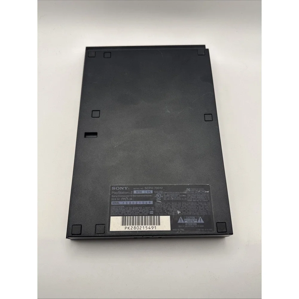Sony PlayStation 2 Slim Black Console SCPH-70012 NTSC-U/C 8MB USB-A